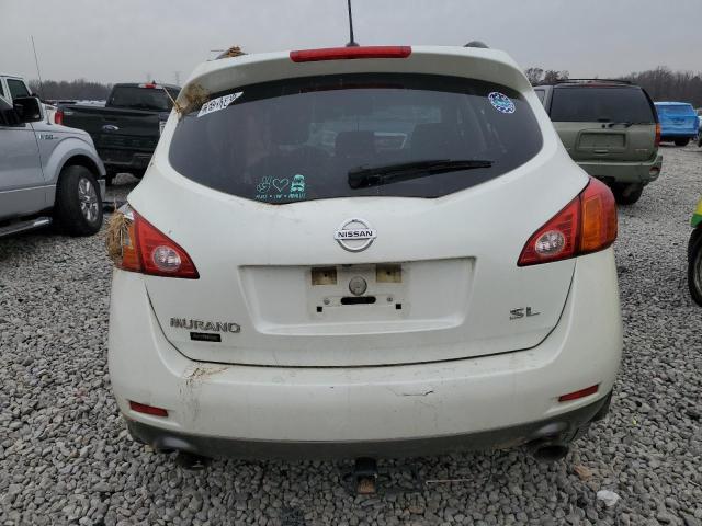 JN8AZ1MU6AW004795 - 2010 NISSAN MURANO S WHITE photo 6