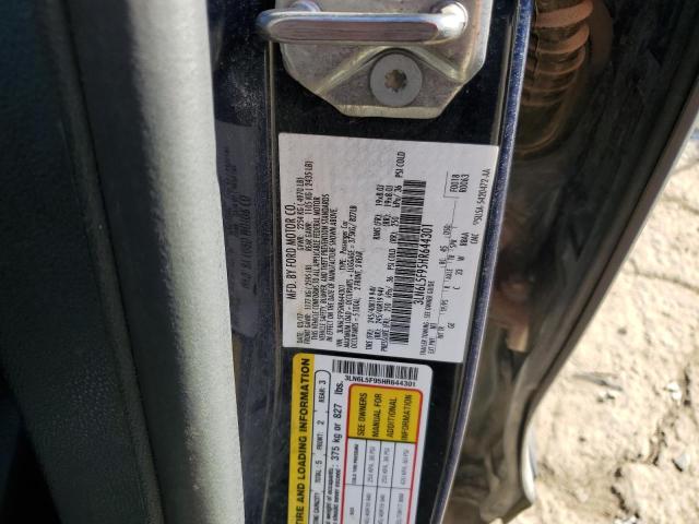 3LN6L5F95HR644301 - 2017 LINCOLN MKZ RESERVE ლურჯი ფოტო 12