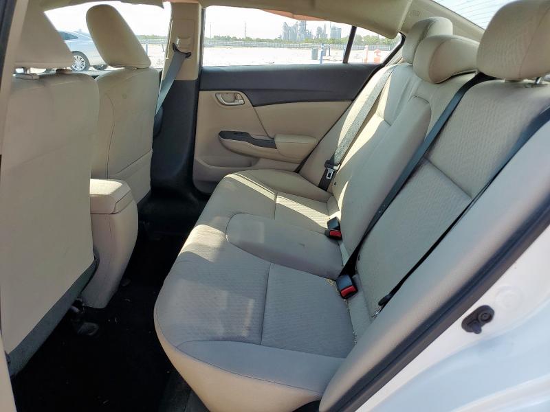 19XFB2F58EE048797 - 2014 HONDA CIVIC LX WHITE photo 10