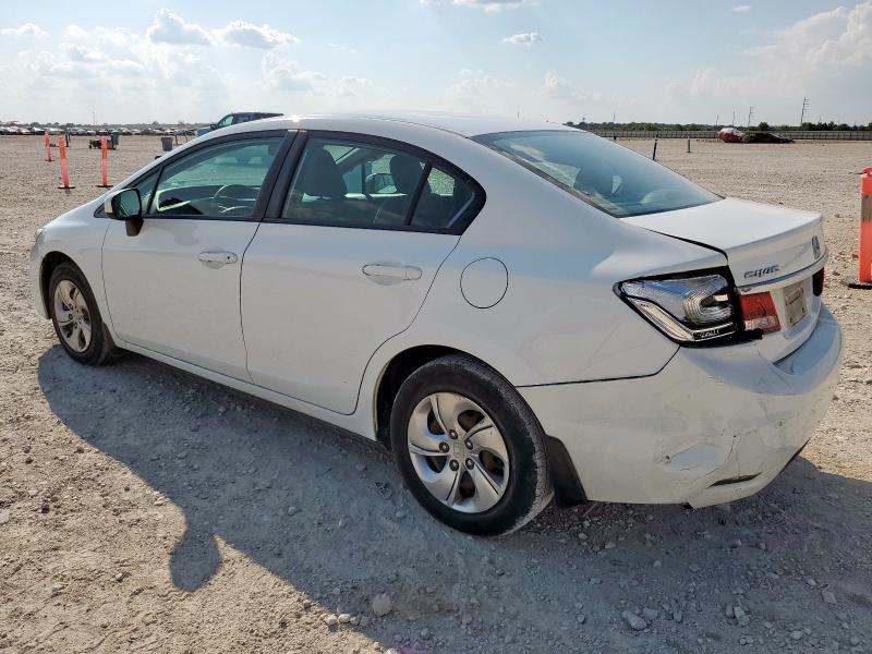 19XFB2F58EE048797 - 2014 HONDA CIVIC LX WHITE photo 2