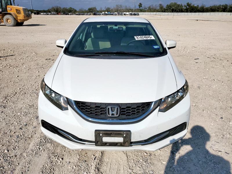 19XFB2F58EE048797 - 2014 HONDA CIVIC LX WHITE photo 5
