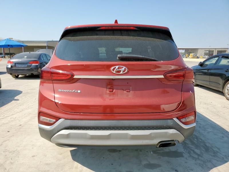 5NMS33AD9LH147070 - 2020 HYUNDAI SANTA FE SEL RED photo 6