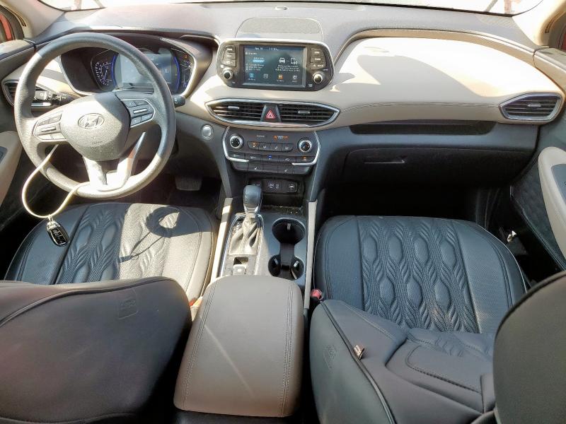 5NMS33AD9LH147070 - 2020 HYUNDAI SANTA FE SEL RED photo 8