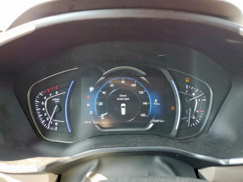 5NMS33AD9LH147070 - 2020 HYUNDAI SANTA FE SEL RED photo 9