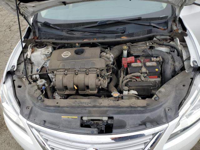 3N1AB7AP4EY239425 - 2014 NISSAN SENTRA S WHITE photo 11