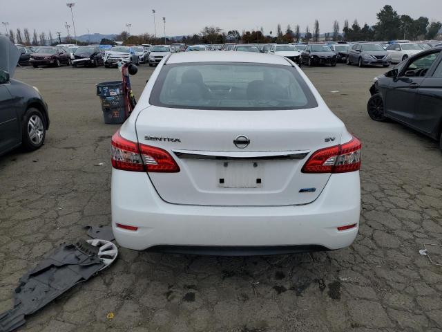 3N1AB7AP4EY239425 - 2014 NISSAN SENTRA S WHITE photo 6