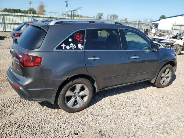 2HNYD2H43CH546778 - 2012 ACURA MDX TECHNOLOGY ნაცრისფერი ფოტო 3