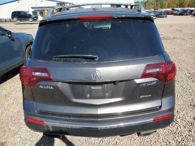 2HNYD2H43CH546778 - 2012 ACURA MDX TECHNOLOGY ნაცრისფერი ფოტო 6