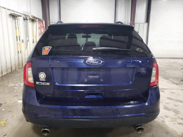 2FMDK3GC9BBA04672 - 2011 FORD EDGE SE BLUE photo 6