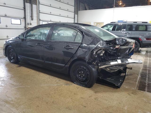 19XFA1E58BE002686 - 2011 HONDA CIVIC LX BLACK photo 2