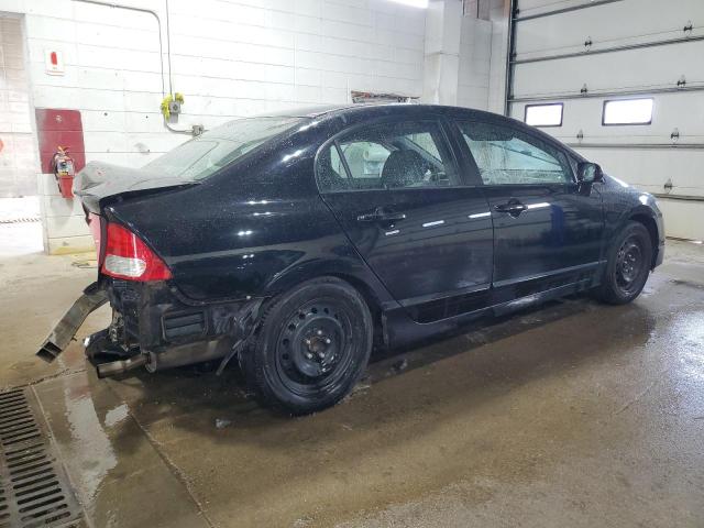 19XFA1E58BE002686 - 2011 HONDA CIVIC LX BLACK photo 3