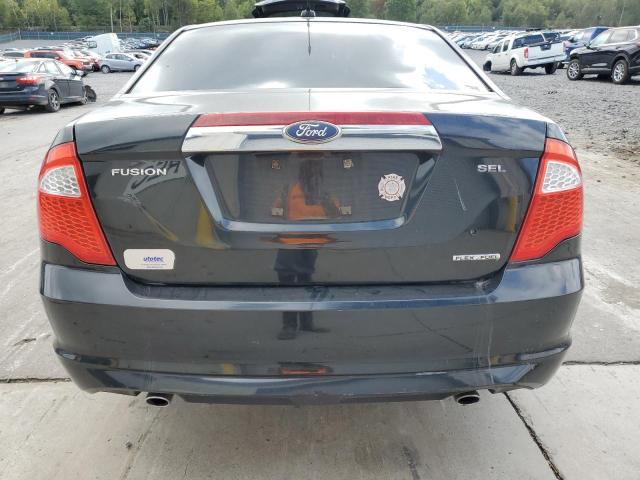 3FAHP0JG8BR190732 - 2011 FORD FUSION SEL BLACK photo 6