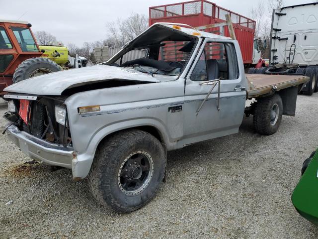 1FTHF2617FPA16547 - 1985 FORD F250 GRAY photo 1