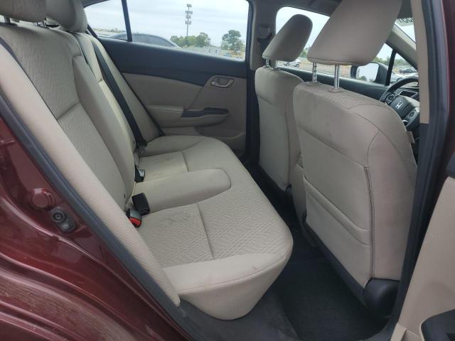 19XFB2F51FE265352 - 2015 HONDA CIVIC LX MAROON photo 10