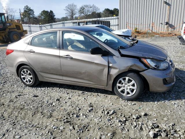 KMHCT4AEXDU579627 - 2013 HYUNDAI ACCENT GLS TAN photo 4