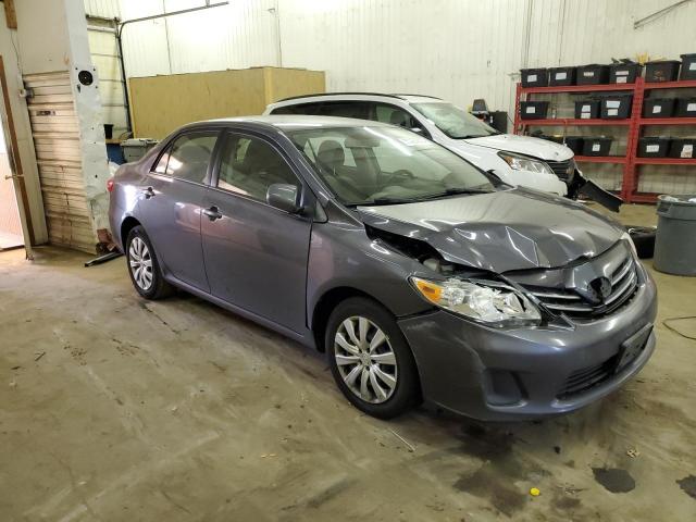 JTDBU4EE7DJ123383 - 2013 TOYOTA COROLLA BASE SILVER photo 4