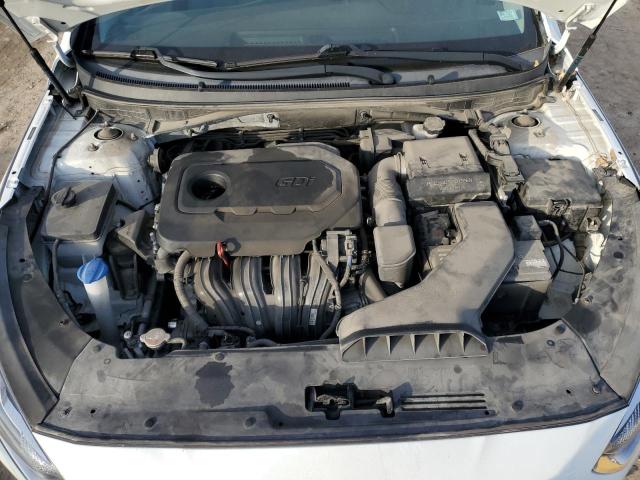 5NPE24AF9KH801428 - 2019 HYUNDAI SONATA SE WHITE photo 11