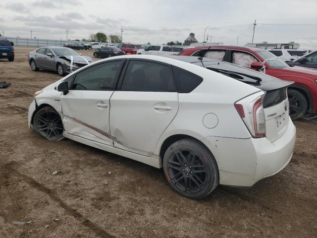 JTDKN3DU4D5540954 - 2013 TOYOTA PRIUS WHITE photo 2