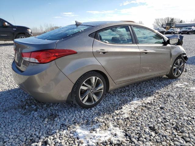 5NPDH4AE4DH212842 - 2013 HYUNDAI ELANTRA GLS GRAY photo 3