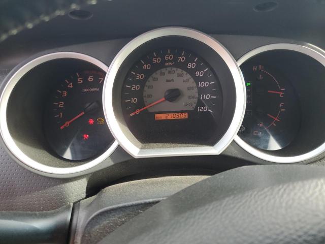 5TEJU62N15Z045931 - 2005 TOYOTA TACOMA DOUBLE CAB PRERUNNER SILVER photo 9