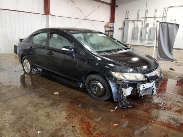 2HGFA16519H522632 - 2009 HONDA CIVIC LX BLACK photo 4