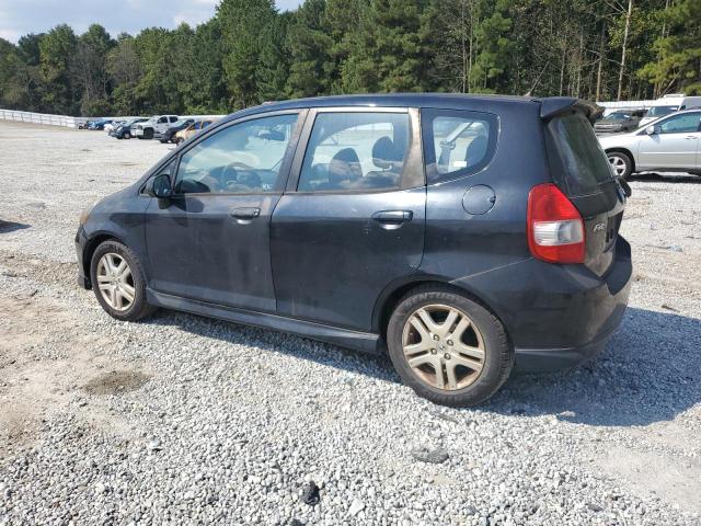 JHMGD38668S052292 - 2008 HONDA FIT SPORT BLACK photo 2