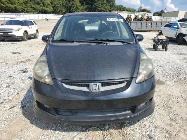 JHMGD38668S052292 - 2008 HONDA FIT SPORT BLACK photo 5