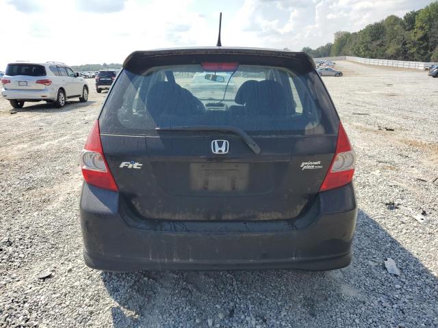 JHMGD38668S052292 - 2008 HONDA FIT SPORT BLACK photo 6