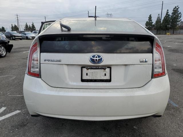 JTDKN3DU3C1528946 - 2012 TOYOTA PRIUS WHITE photo 6