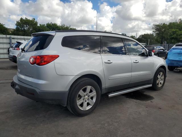 1GNKRGED3CJ266783 - 2012 CHEVROLET TRAVERSE LT SILVER photo 3