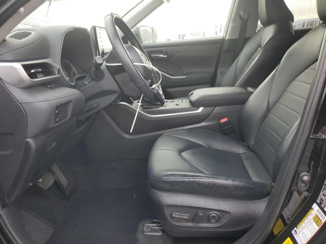 5TDHZRAH8NS132056 - 2022 TOYOTA HIGHLANDER XLE BLACK photo 7