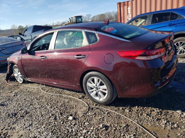 5XXGT4L36GG102043 - 2016 KIA OPTIMA LX BURGUNDY photo 2