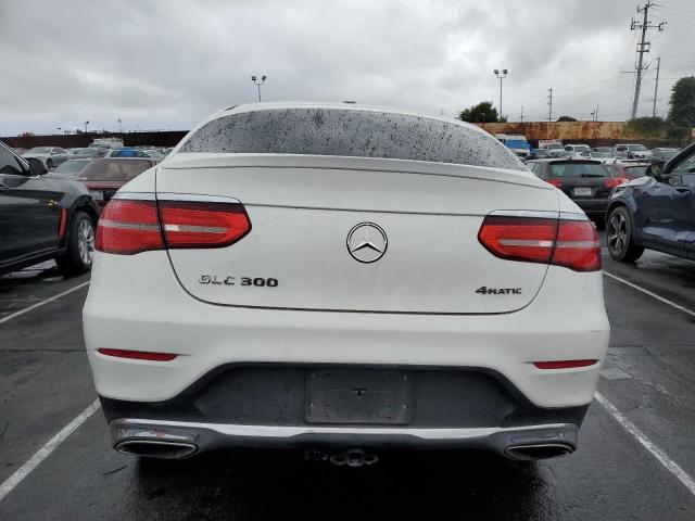 WDC0J4KB6HF256021 - 2017 MERCEDES-BENZ GLC COUPE 300 4MATIC WHITE photo 6