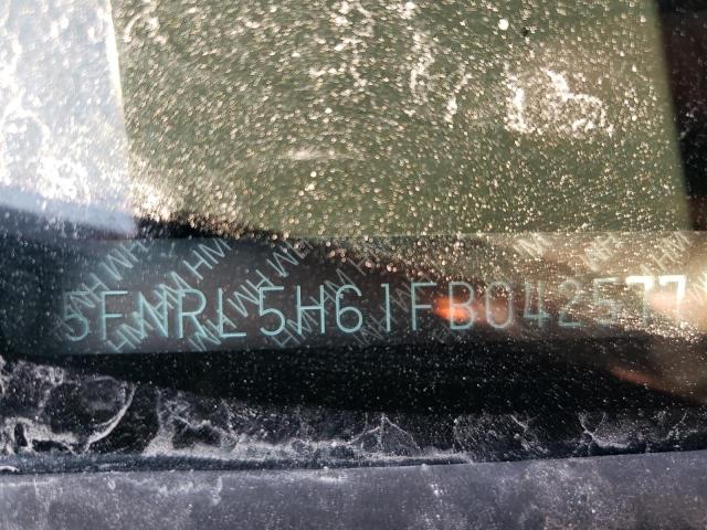 5FNRL5H61FB042577 - 2015 HONDA ODYSSEY EXL 银色 照片 13