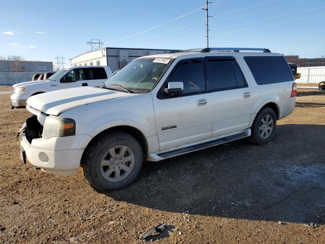 1FMFK20577LA19967 - 2007 FORD EXPEDITION EL LIMITED WHITE photo 1