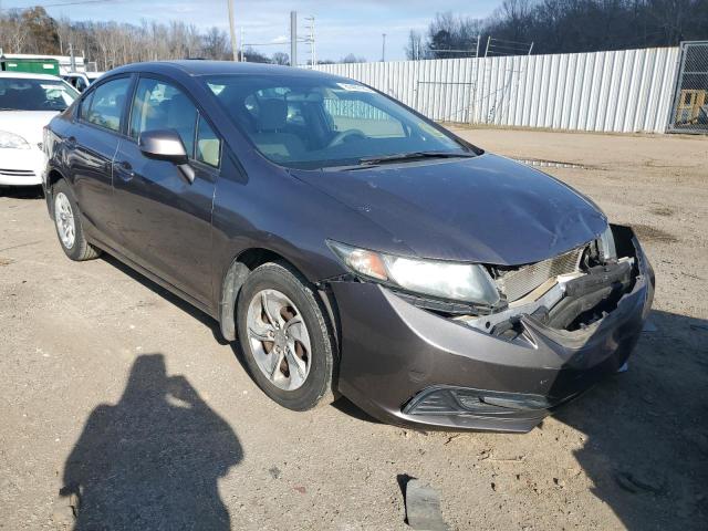 19XFB2F58DE001445 - 2013 HONDA CIVIC LX CHARCOAL photo 4