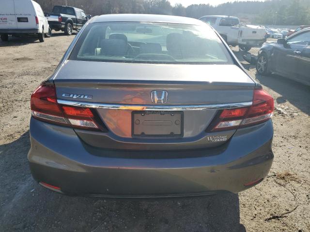 19XFB2F58DE001445 - 2013 HONDA CIVIC LX CHARCOAL photo 6