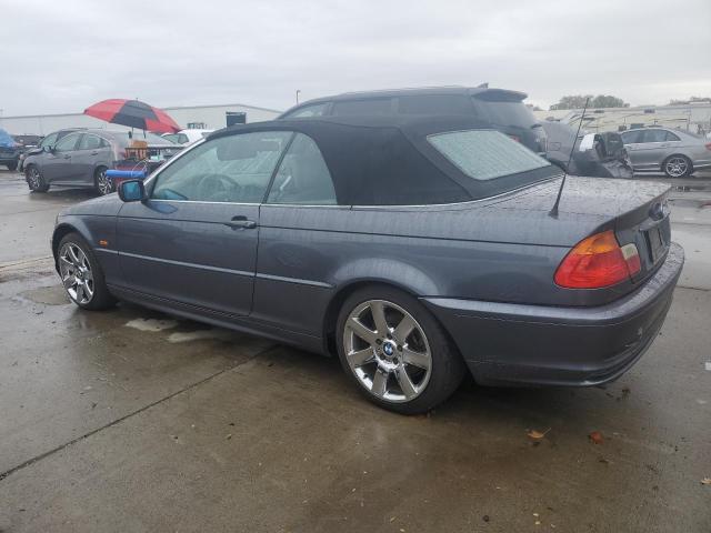 WBABS33421JY57089 - 2001 BMW 325 CI Szary zdjęcie 2