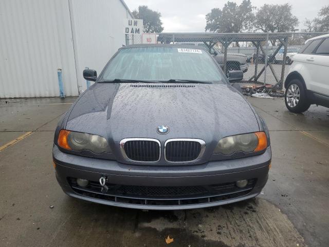 WBABS33421JY57089 - 2001 BMW 325 CI Szary zdjęcie 5