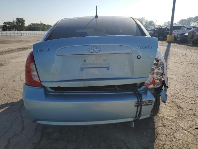 KMHCN46C99U380948 - 2009 HYUNDAI ACCENT GLS BLUE photo 6