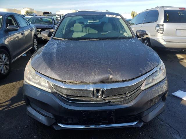 1HGCR2F32GA214865 - 2016 HONDA ACCORD LX GRAY photo 5