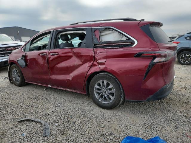 5TDYRKEC6PS148183 - 2023 TOYOTA SIENNA XLE 红色 照片 2