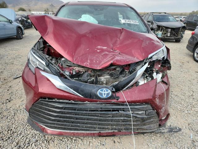 5TDYRKEC6PS148183 - 2023 TOYOTA SIENNA XLE 红色 照片 5