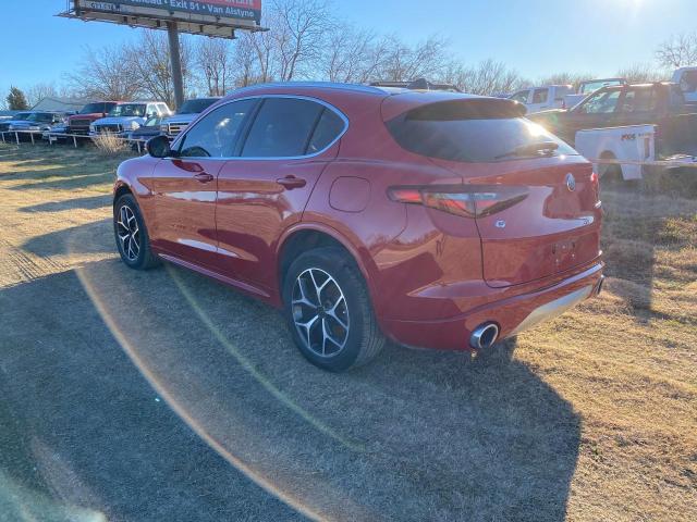 ZASPAKBN4M7D10219 - 2021 ALFA ROMEO STELVIO TI RED photo 3