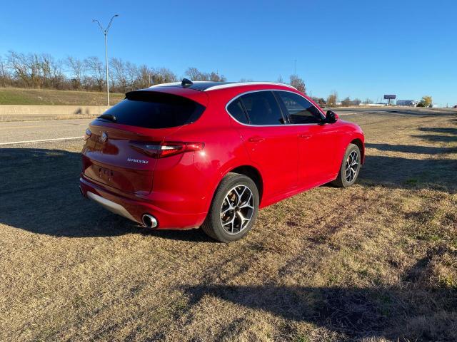 ZASPAKBN4M7D10219 - 2021 ALFA ROMEO STELVIO TI RED photo 4