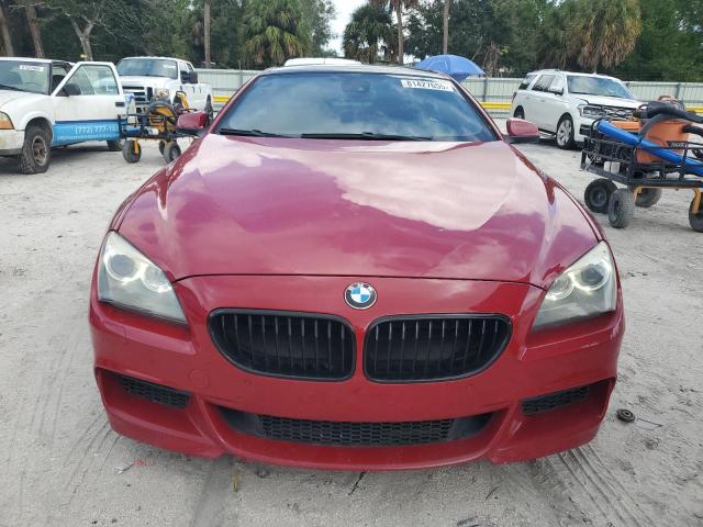 WBALX3C50CC528445 - 2012 BMW 650 I Կարմիր լուսանկար 5