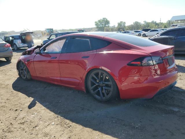 5YJSA1E54NF477202 - 2022 TESLA MODEL S წითელი ფოტო 2