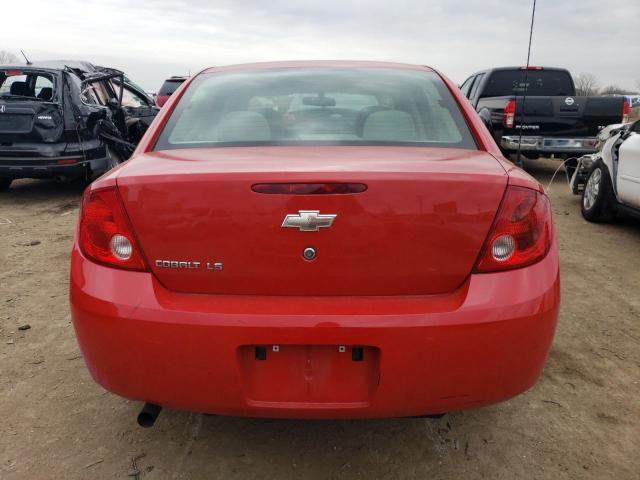 1G1AS58H597164234 - 2009 CHEVROLET COBALT LS RED photo 6