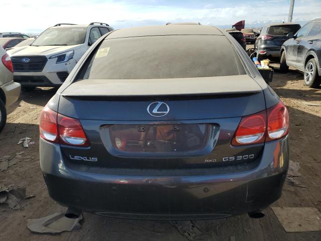 JTHCH96S660002670 - 2006 LEXUS GS 300 GRAY photo 6