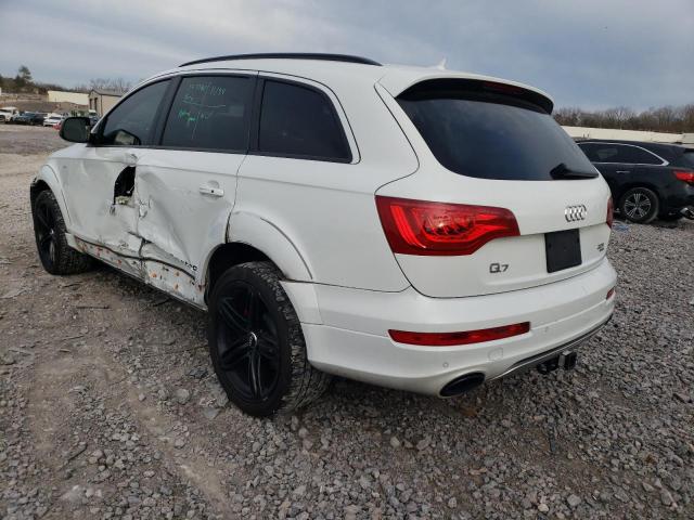 WA1DGAFE9FD031555 - 2015 AUDI Q7 PRESTIGE WHITE photo 2